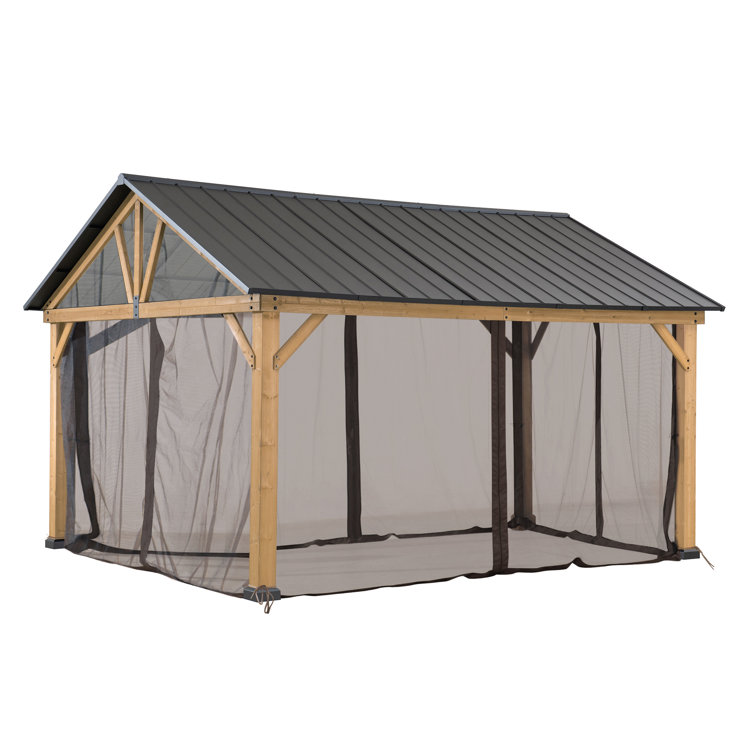 Sunjoy Universal Mosquito Netting for Wood Framed Gazebos & Reviews